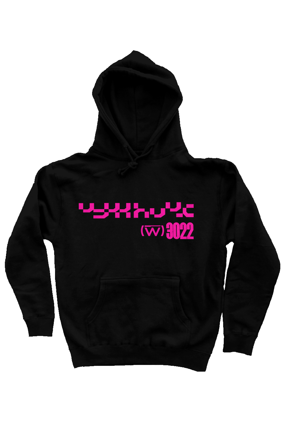 MELCROSE Anime Streetwear Hoodie BLACK