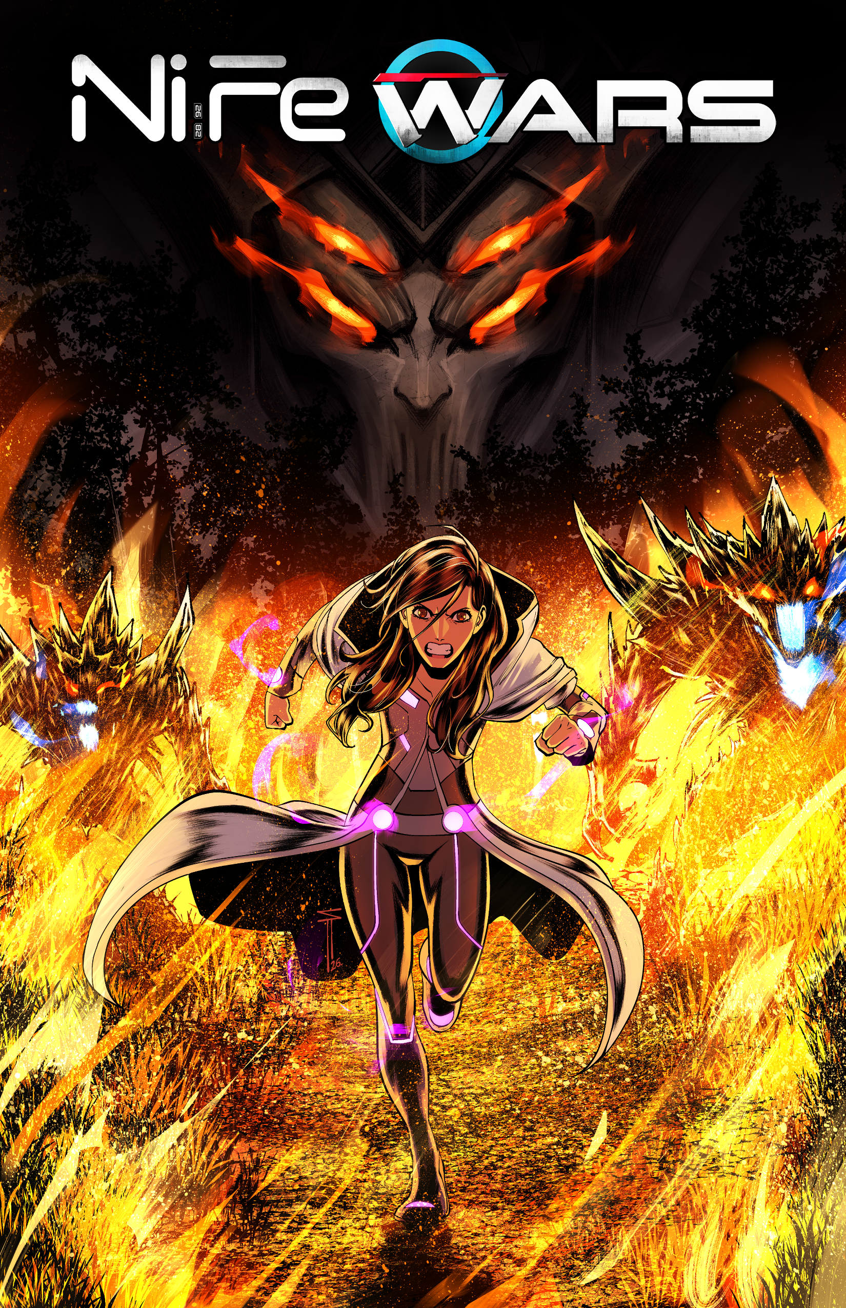 NiFe WARS Volume 2 Cover POSTER - 12x18 Cardstock