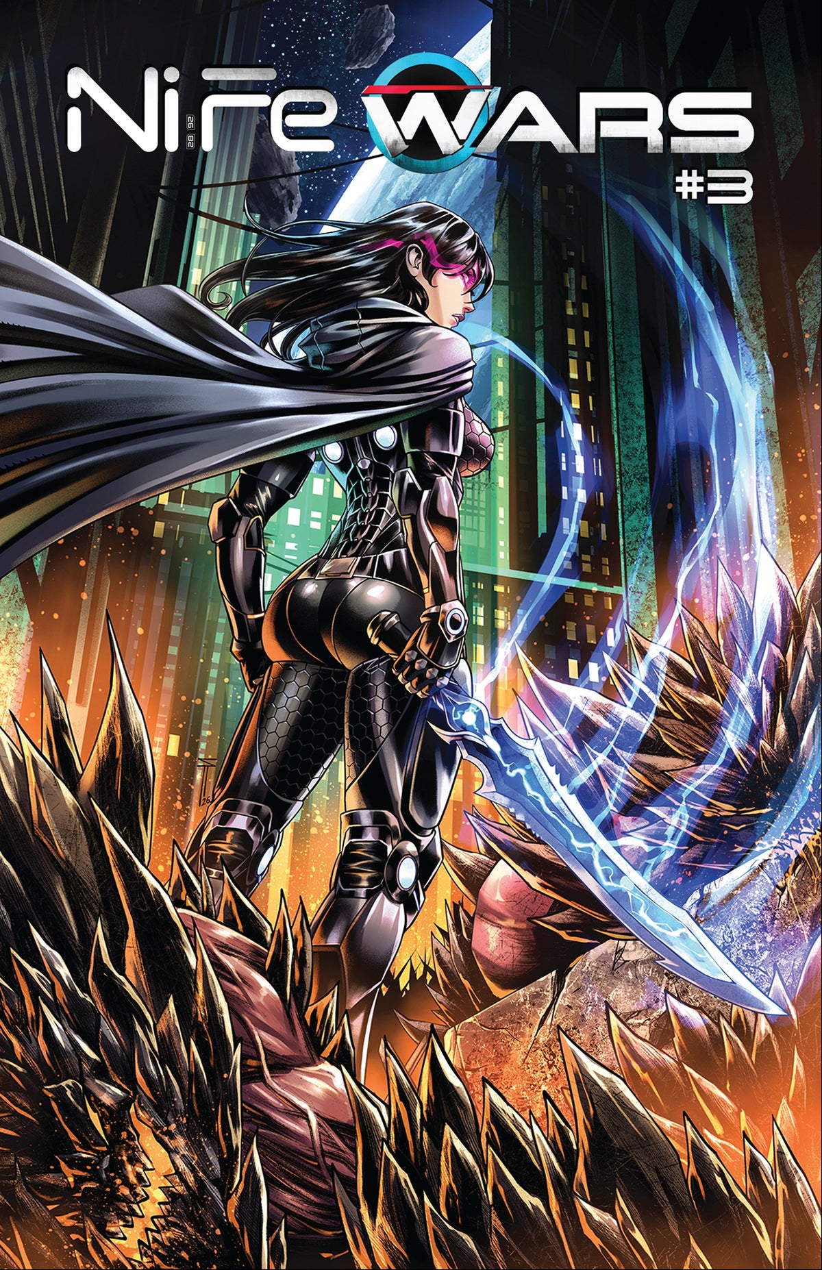 NiFe WARS #3 cover by Serg Acuna