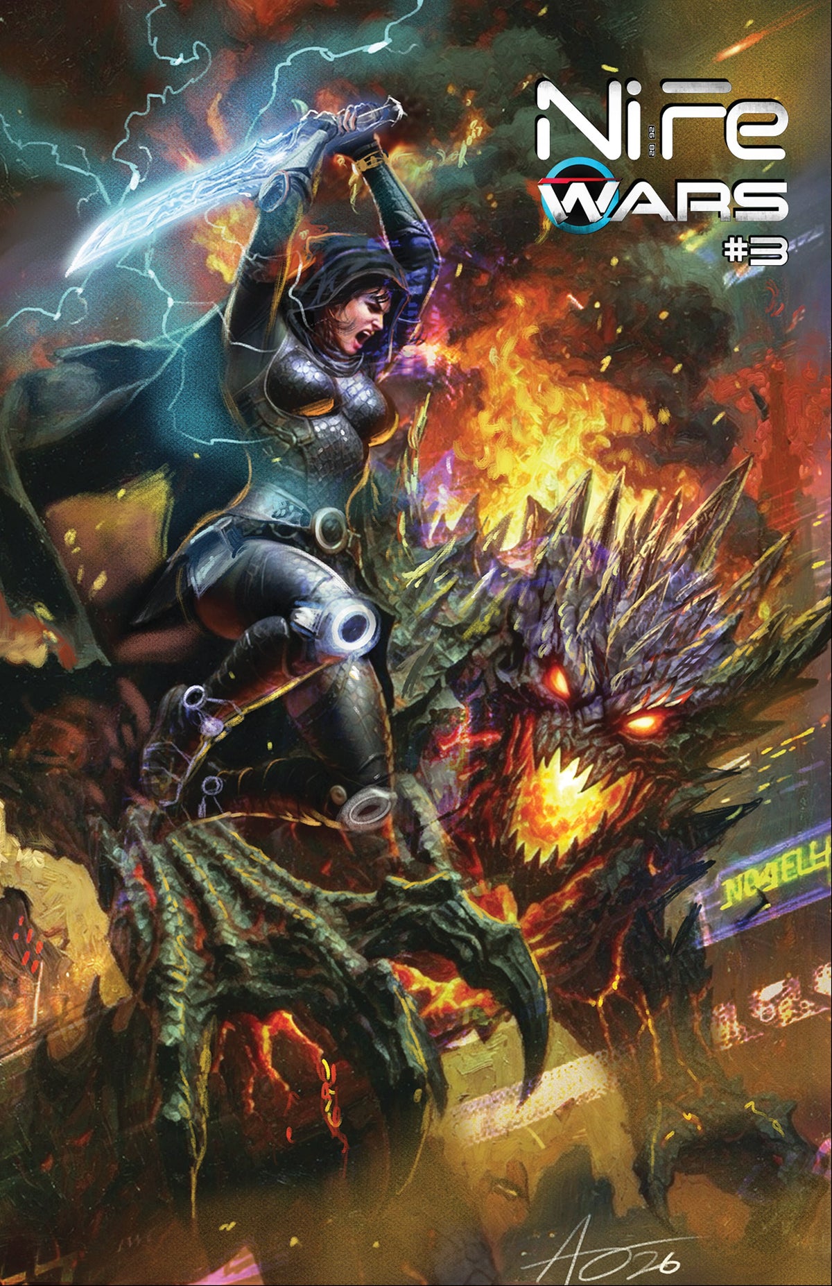 NiFe WARS #3 cover by Rudyao
