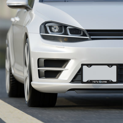 NiFe WARS Metal License Plate Frame