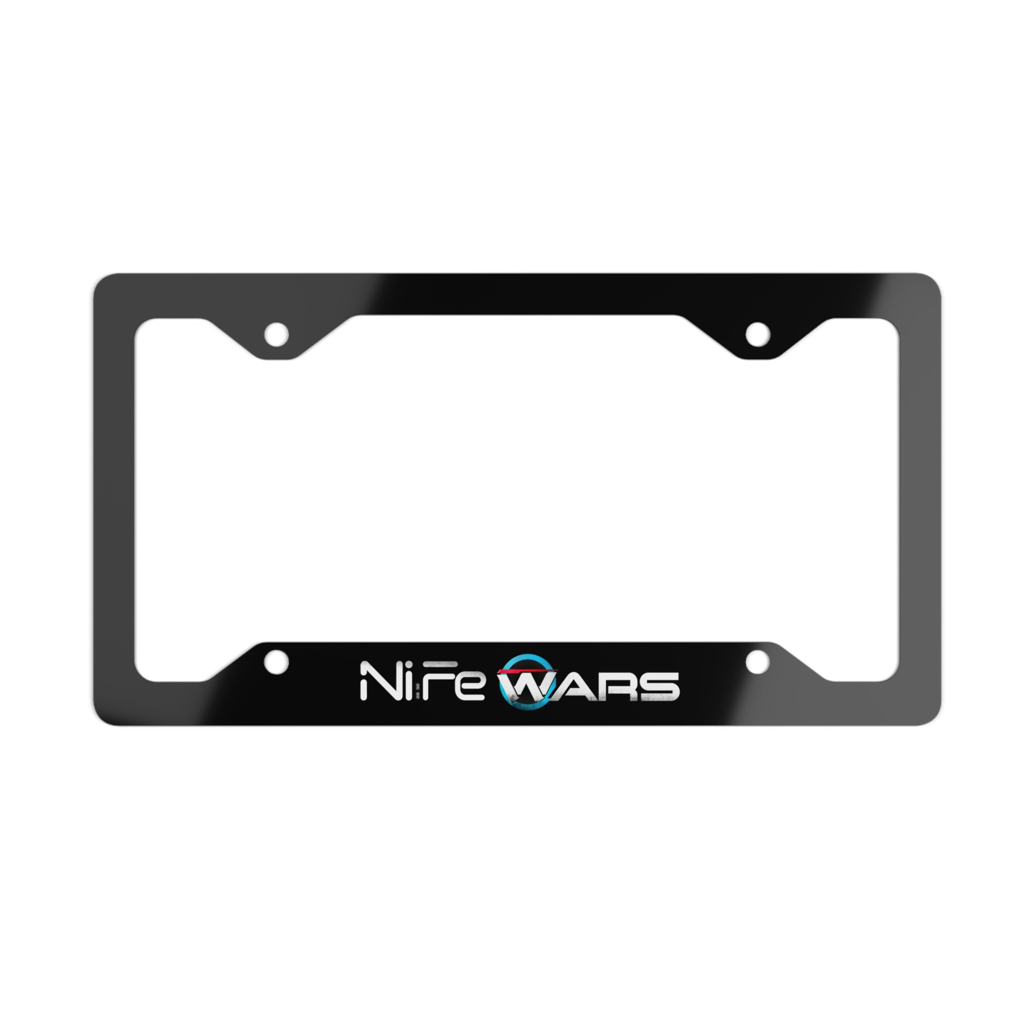 NiFe WARS Metal License Plate Frame