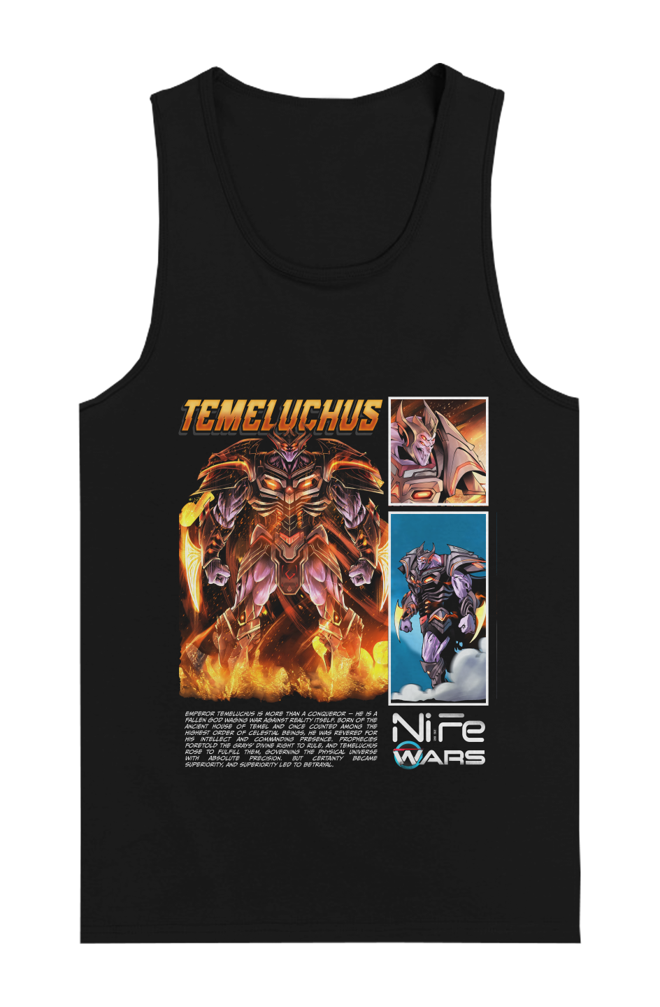 Temeluchus Comic Panel Tank Top