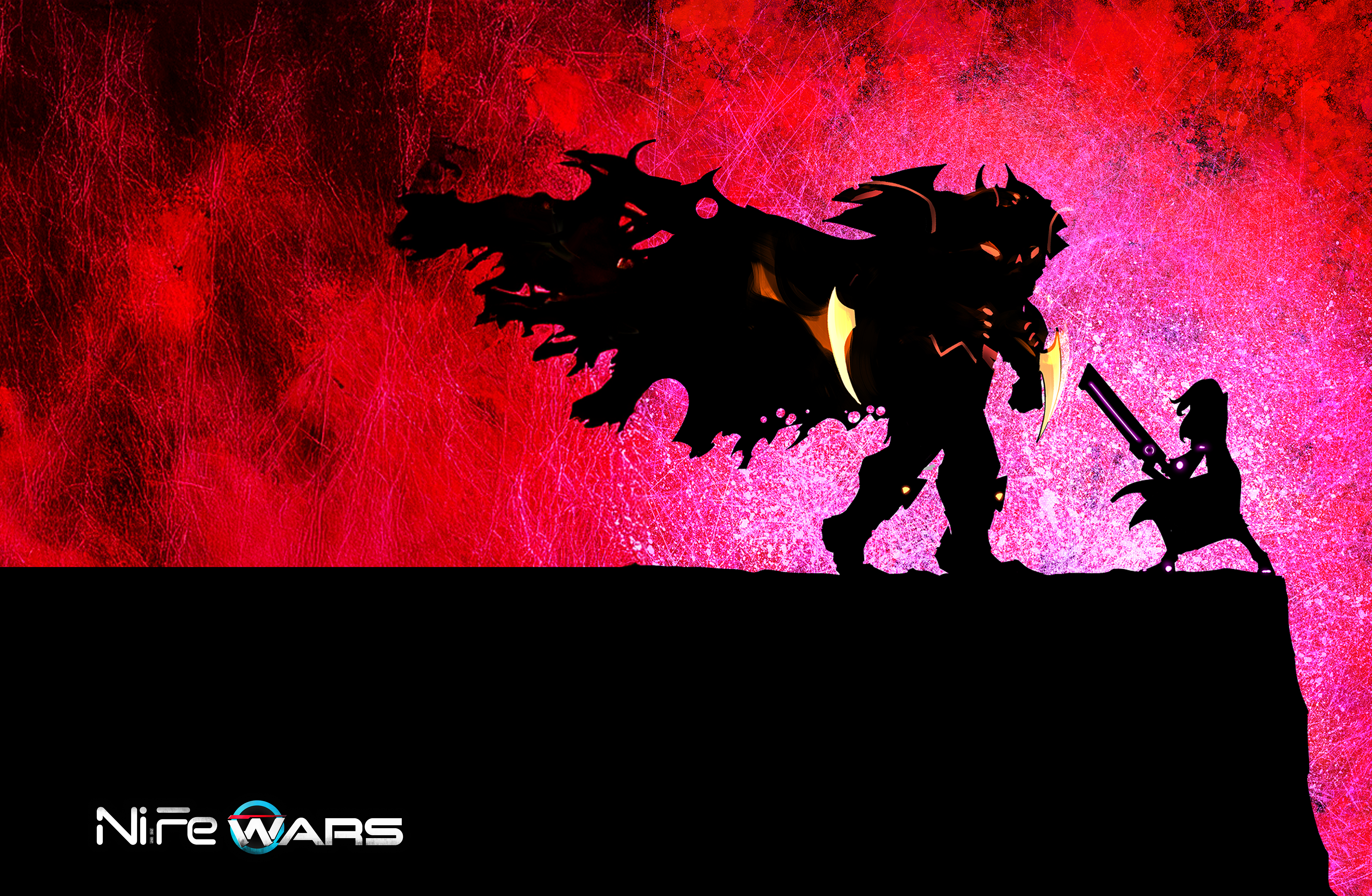 Melcrose vs Temeluchus Silhouettes POSTER - 18x12 Cardstock