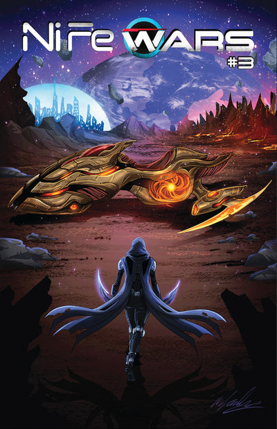 NiFe WARS #3 cover by Mary Landro