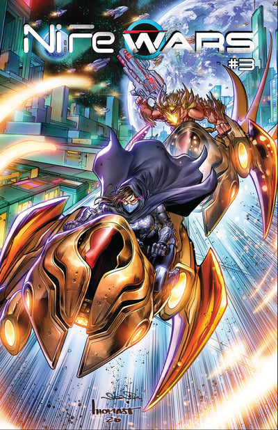 NiFe WARS #3 cover by Elton Thomasi